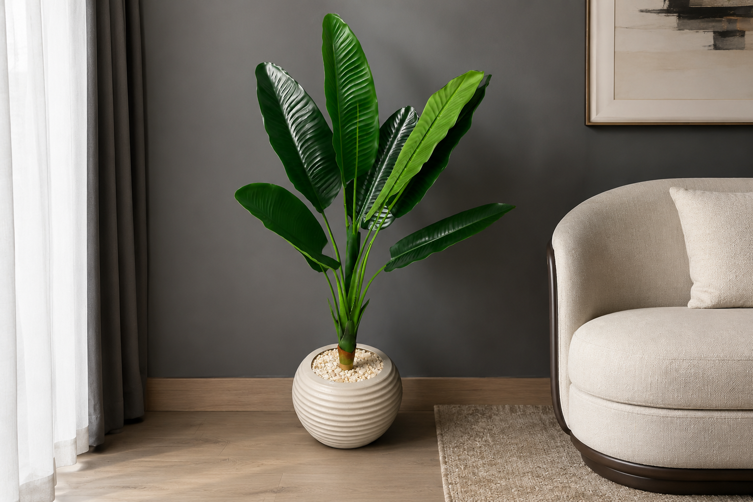 Luxe Tropical Banana Plant – Ready Decor Piece