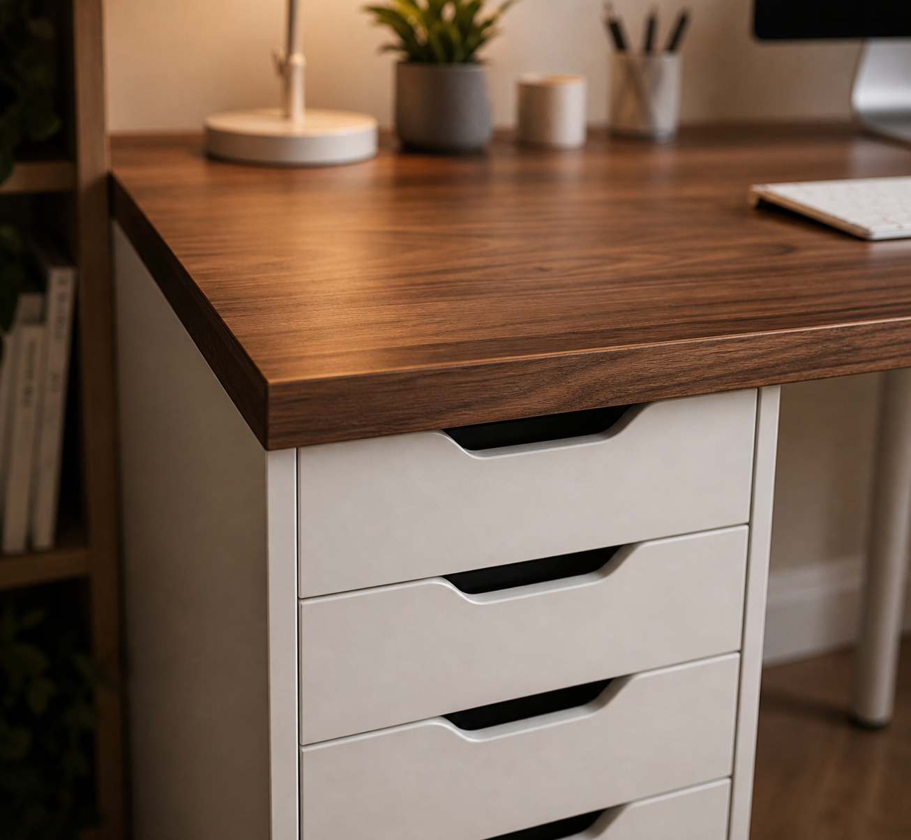 Signature Dual-Vault Desk –  Executive Span