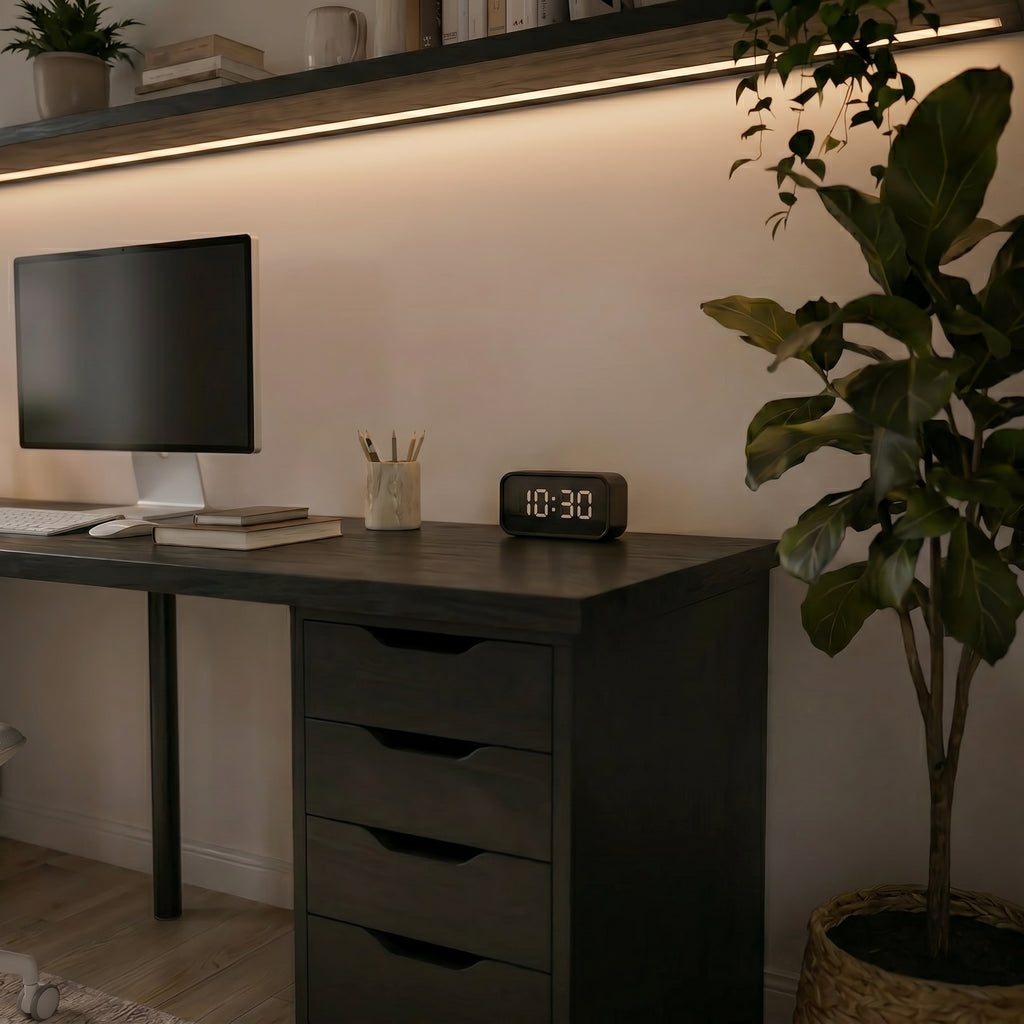 Signature Dual-Vault Desk –  Executive Span