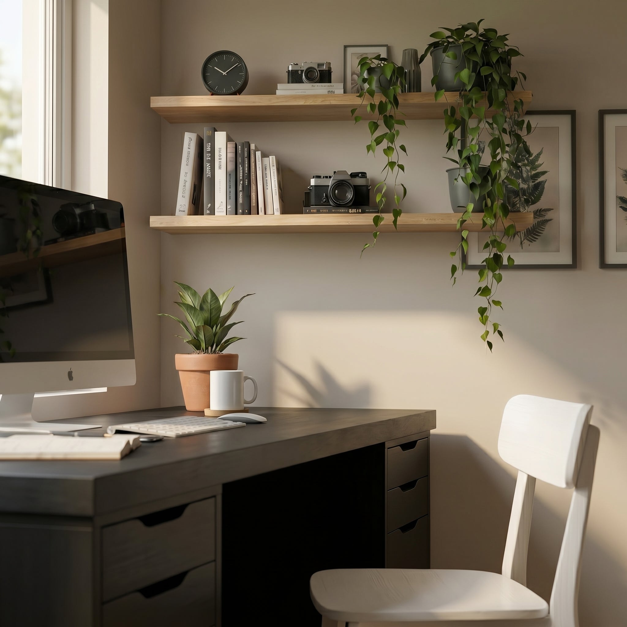 Signature Dual-Vault Desk – Professional MDF Workspace