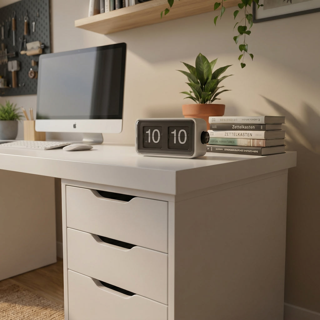 Signature Dual-Vault Desk – Professional MDF Workspace