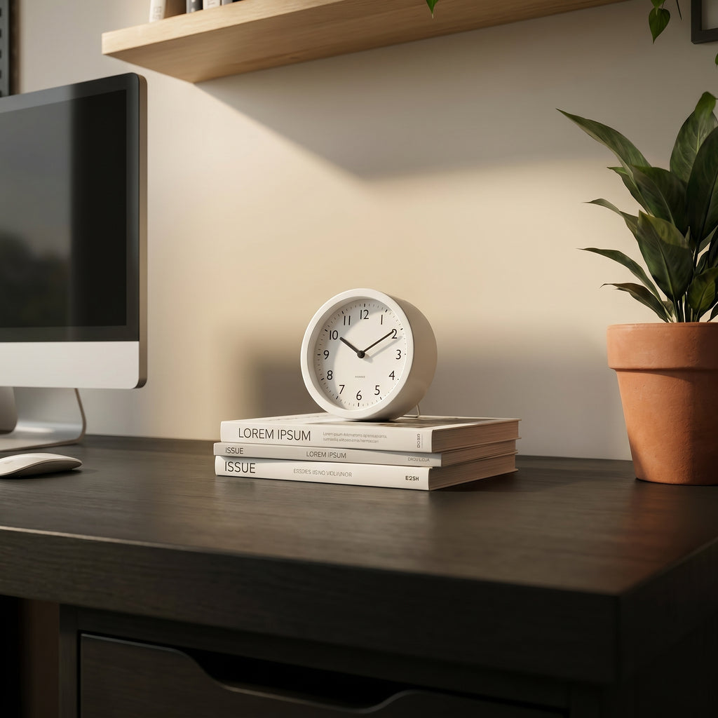 Signature Dual-Vault Desk – Professional MDF Workspace