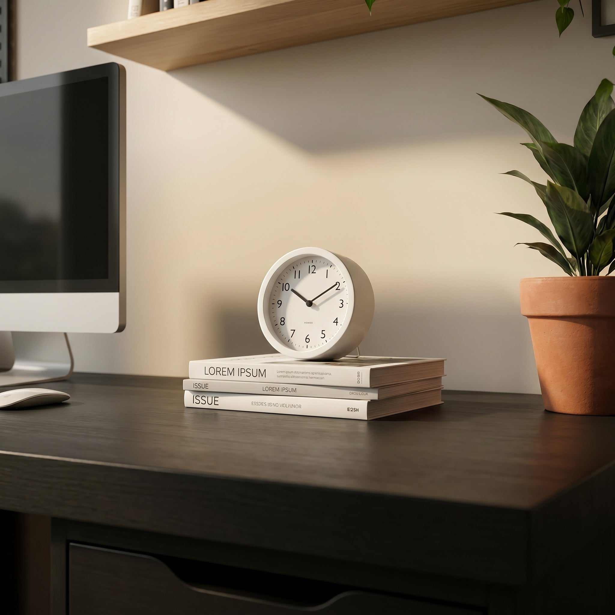 Signature Dual-Vault Desk – Professional MDF Workspace
