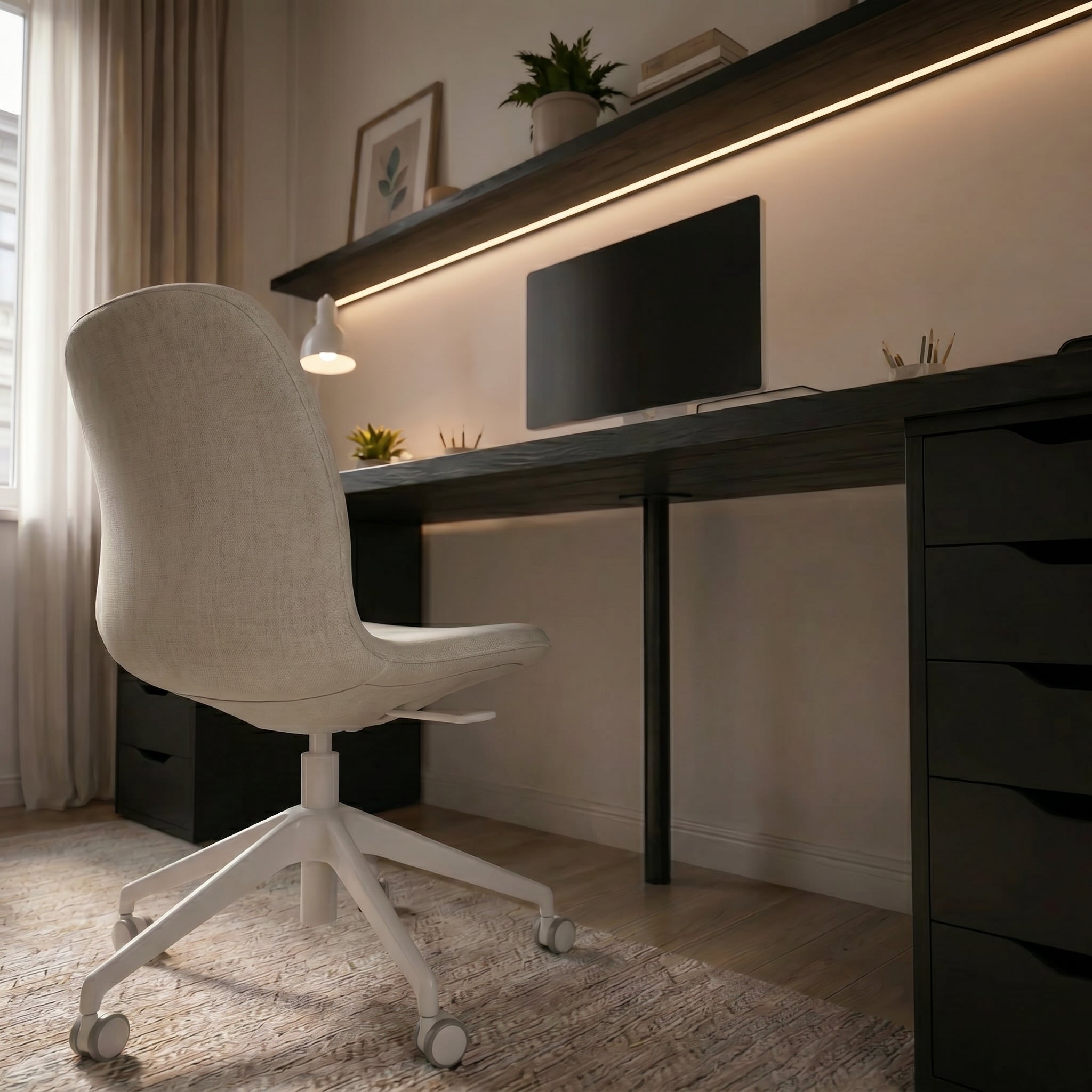 Signature Dual-Vault Desk –  Executive Span