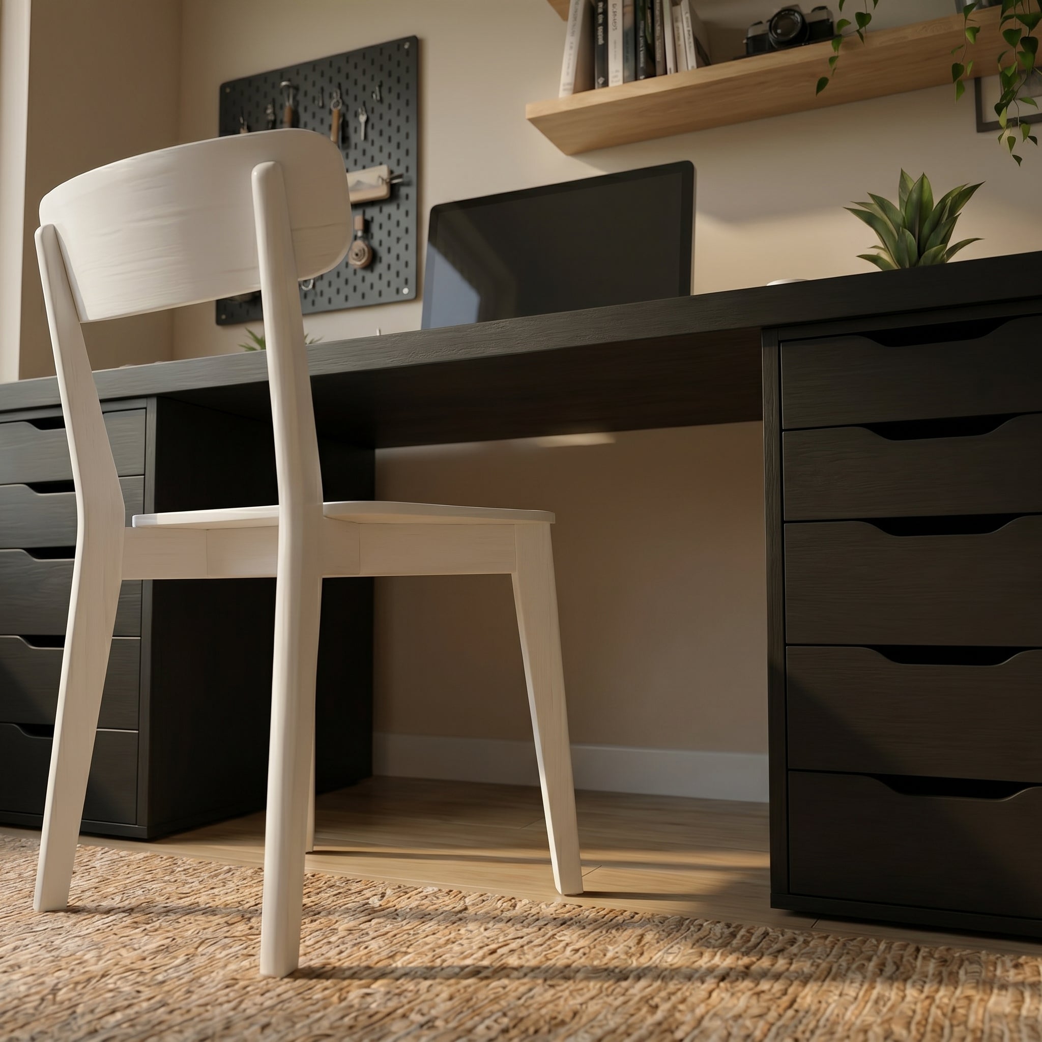 Signature Dual-Vault Desk – Professional MDF Workspace