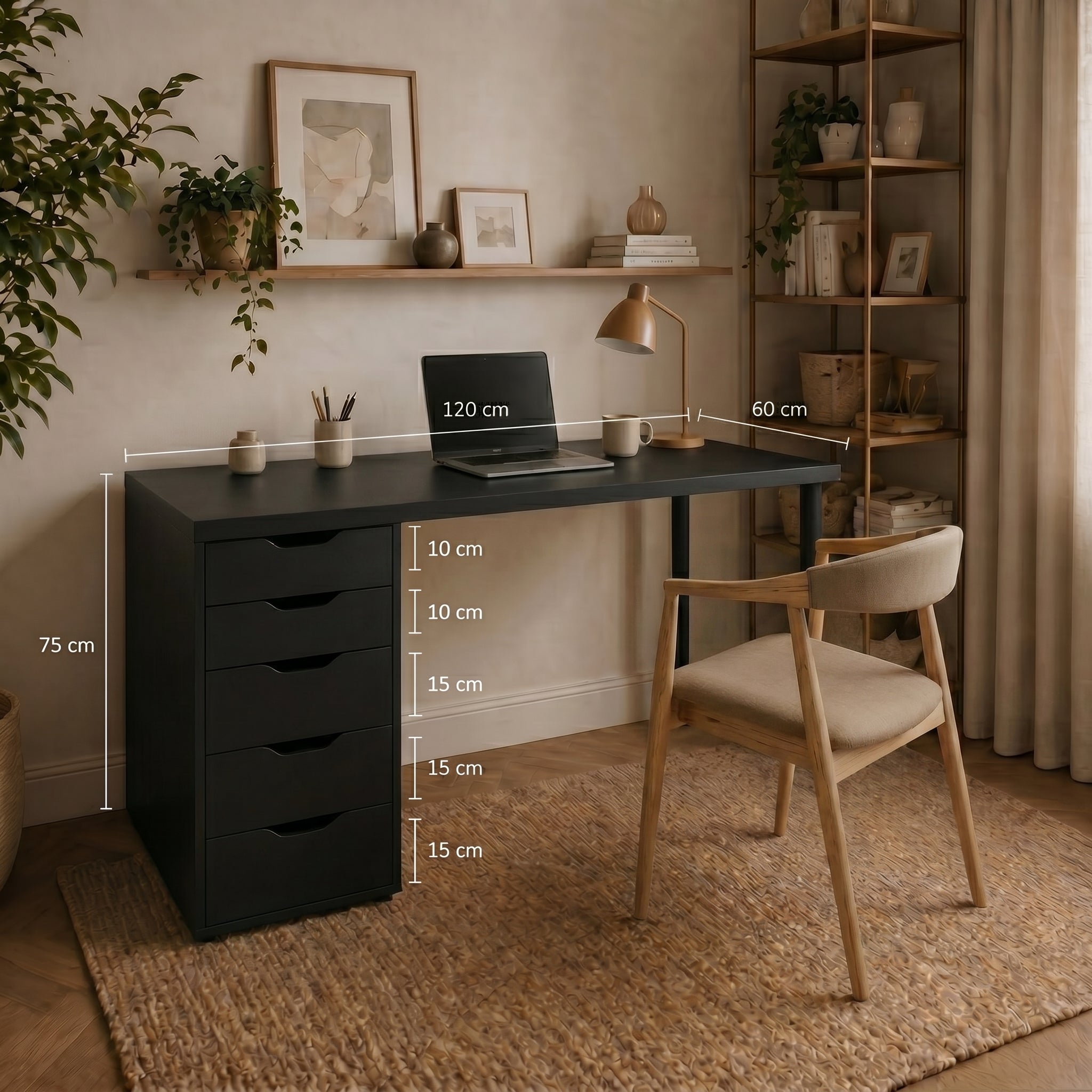Signature Single-Vault Desk – Compact Edition