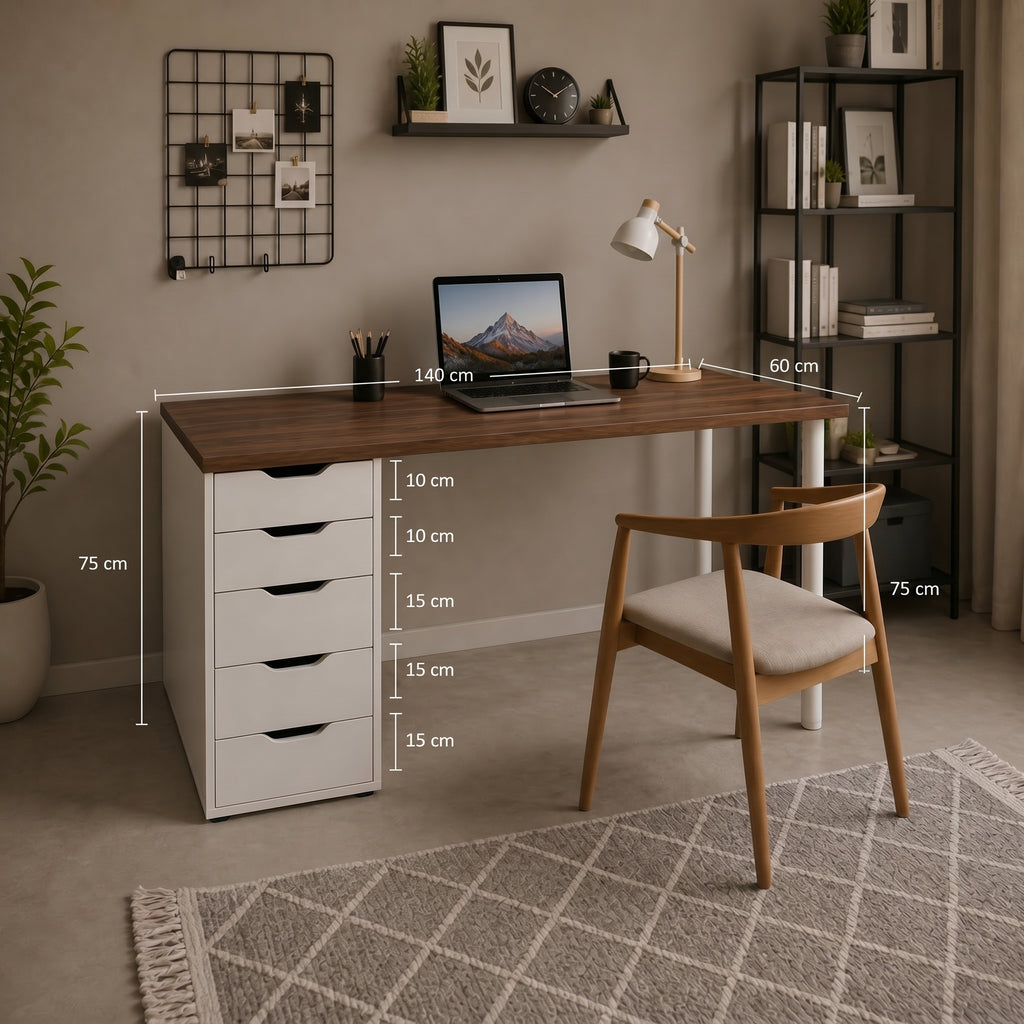 Signature Single-Vault Desk – Compact Edition