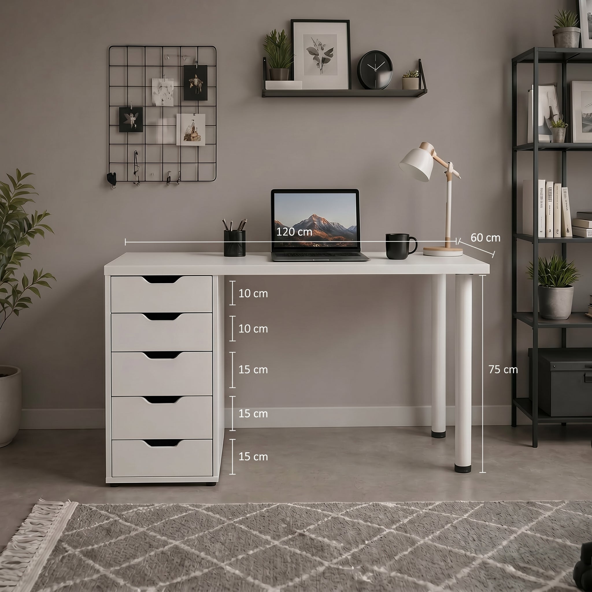 Signature Single-Vault Desk – Compact Edition