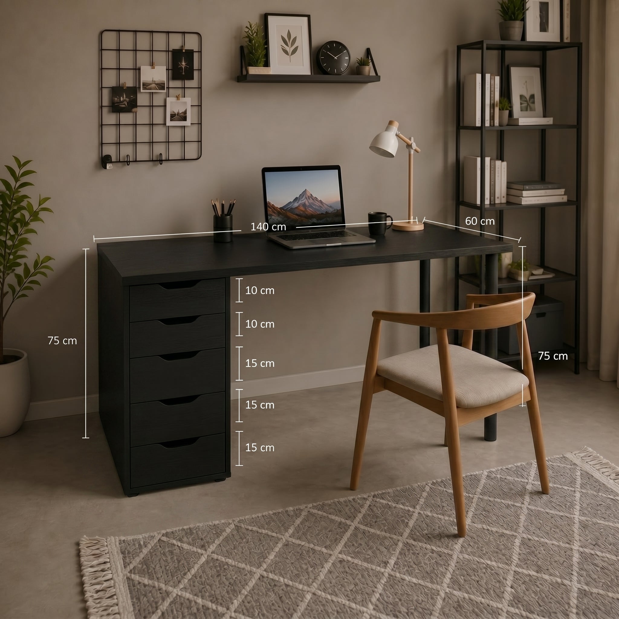 Signature Single-Vault Desk – Compact Edition