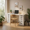 Signature Dual-Vault Desk – Professional MDF Workspace