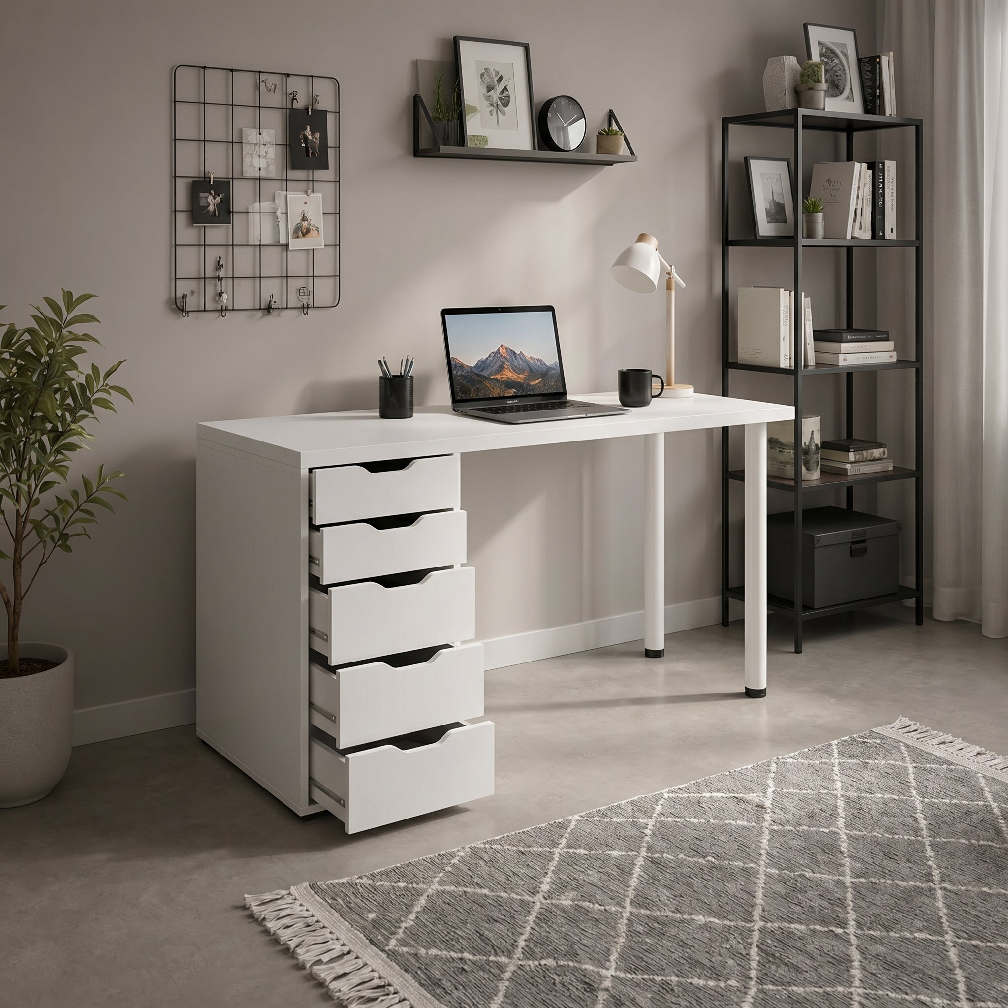 Signature Single-Vault Desk – Compact Edition