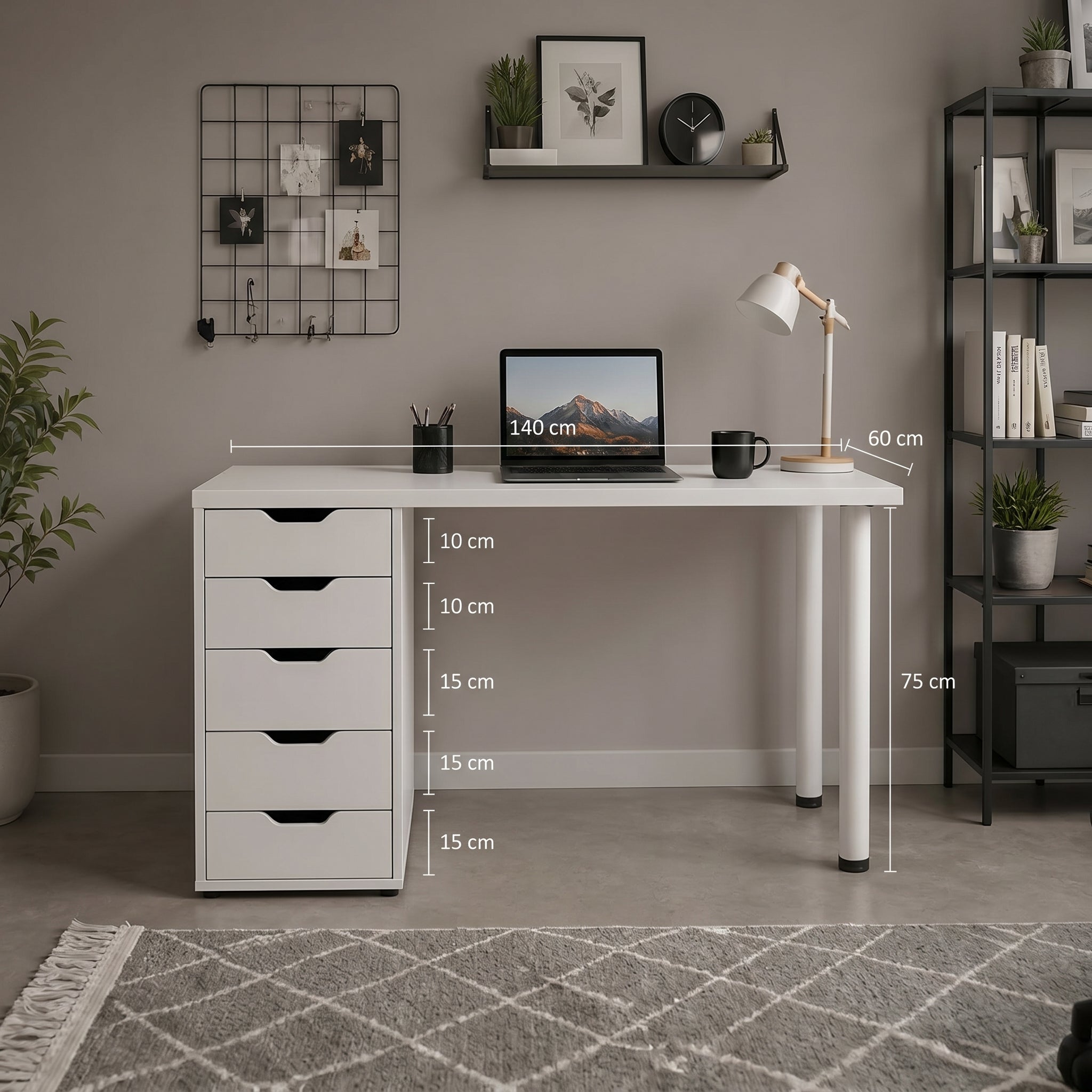 Signature Single-Vault Desk – Compact Edition