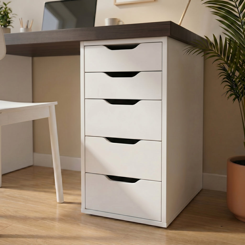 Signature Dual-Vault Desk – Professional MDF Workspace