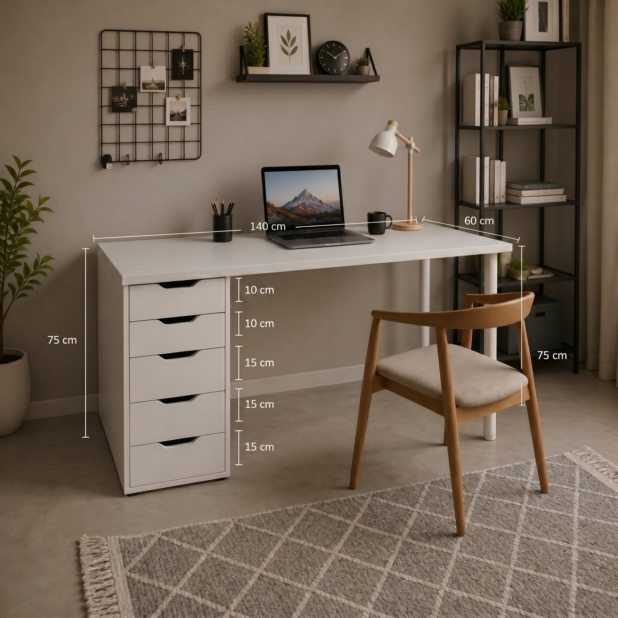 Signature Single-Vault Desk – Compact Edition